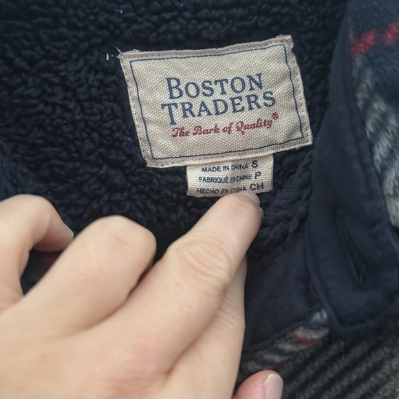 Boston Traders Men’s Plaid Fleece Lined Flannel Jacket Shirt Size S - Picture 3 of 6